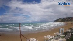 view from San Stefanos North West Corfu Webcam on 2024-05-04