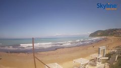 view from San Stefanos North West Corfu Webcam on 2024-05-05