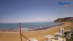 view from San Stefanos North West Corfu Webcam on 2024-05-10