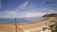 view from San Stefanos North West Corfu Webcam on 2024-05-12
