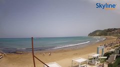 view from San Stefanos North West Corfu Webcam on 2024-05-17