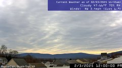 view from Stuarts Draft, VA on 2025-02-03