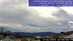 view from Stuarts Draft, VA on 2025-02-16