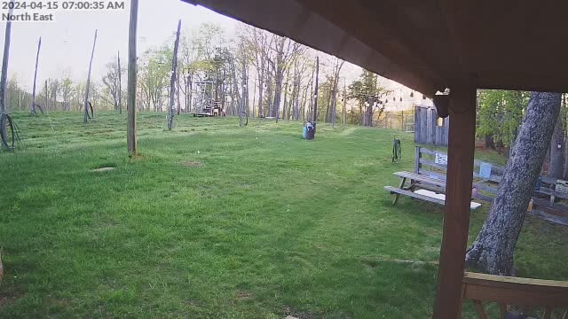 time-lapse frame, Hopyard North East webcam