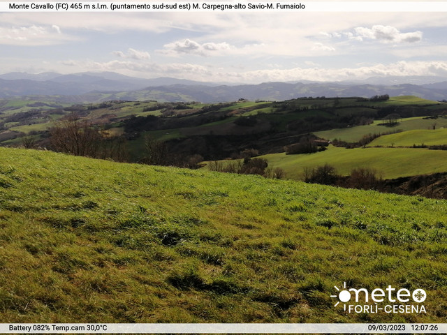 time-lapse frame, Monte Cavallo Sud-Est webcam