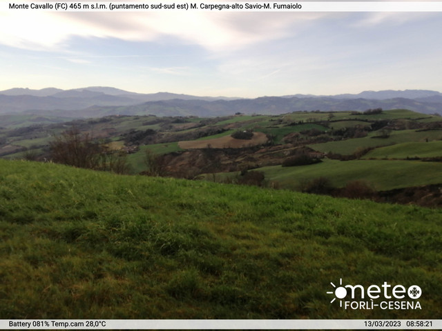 time-lapse frame, Monte Cavallo Sud-Est webcam