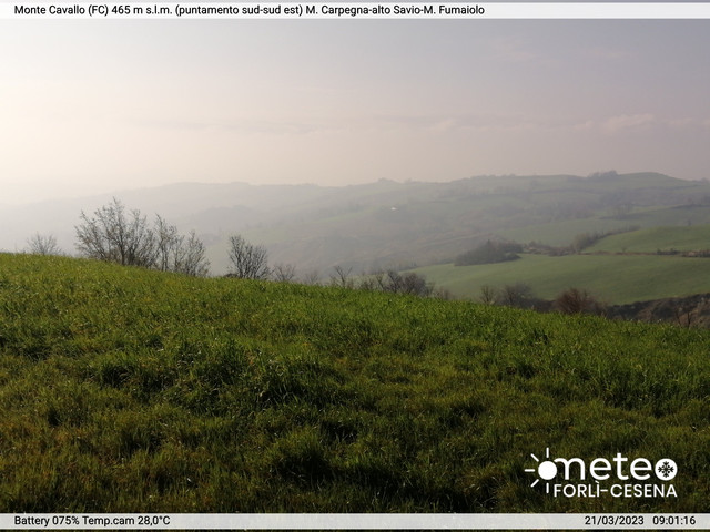 time-lapse frame, Monte Cavallo Sud-Est webcam