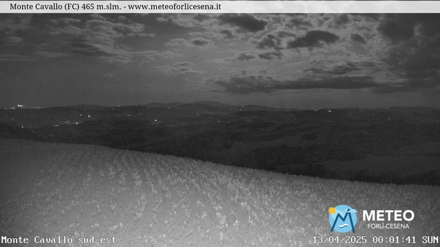 time-lapse frame, Monte Cavallo Sud-Est webcam