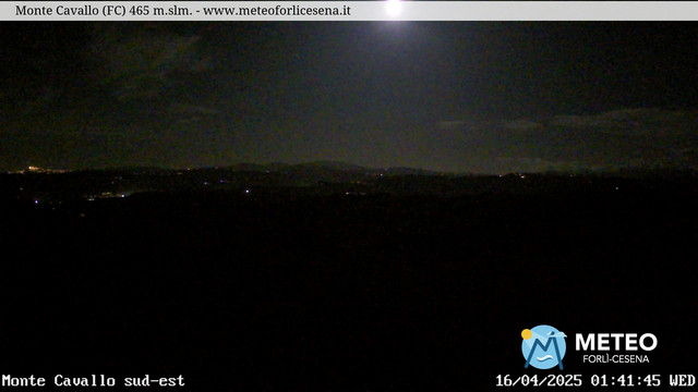 time-lapse frame, Monte Cavallo Sud-Est webcam