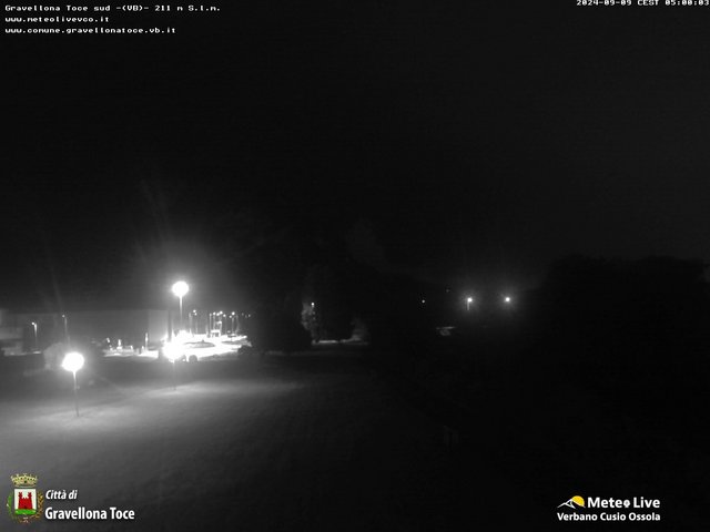 time-lapse frame, Gravellona Toce est webcam