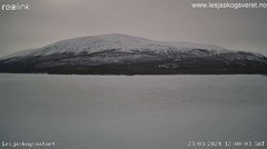 view from Lesjaskogsvatnet on 2024-03-23