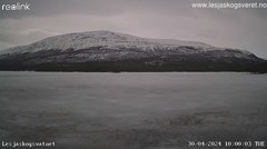 view from Lesjaskogsvatnet on 2024-04-30