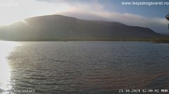 view from Lesjaskogsvatnet on 2024-10-21