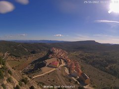 view from Xodos - Sant Cristòfol (Vista SE) on 2022-11-29