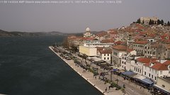 view from Šibenik hotel on 2024-04-01