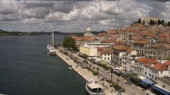 view from Šibenik hotel on 2024-05-03