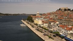 view from Šibenik hotel on 2024-05-09