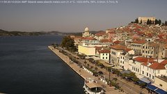 view from Šibenik hotel on 2024-10-20