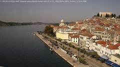 view from Šibenik hotel on 2024-10-26