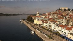 view from Šibenik hotel on 2024-10-28