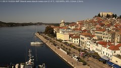 view from Šibenik hotel on 2024-10-31