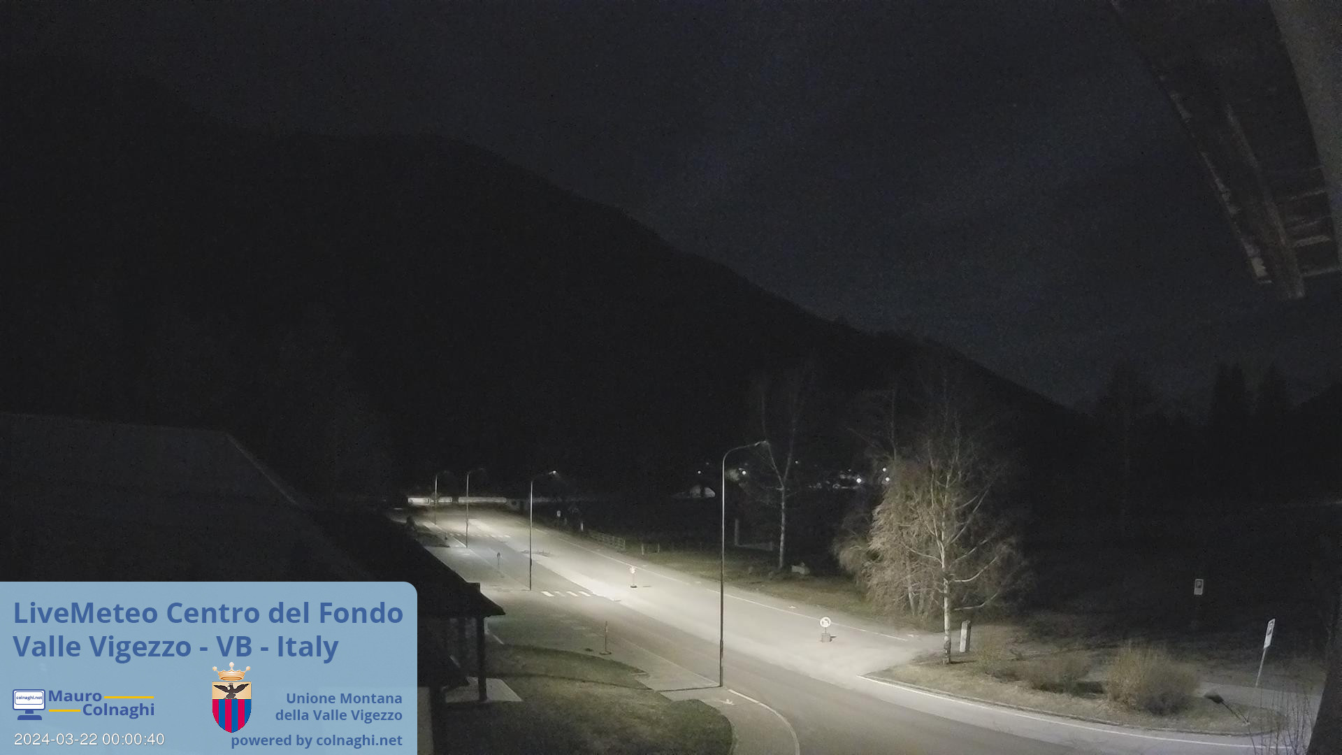 time-lapse frame, Unione Montana Valle Vigezzo webcam