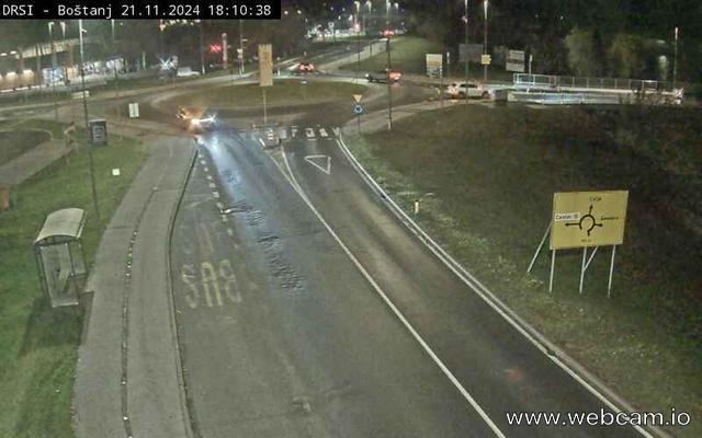 time-lapse frame, Rondo Boštanj webcam