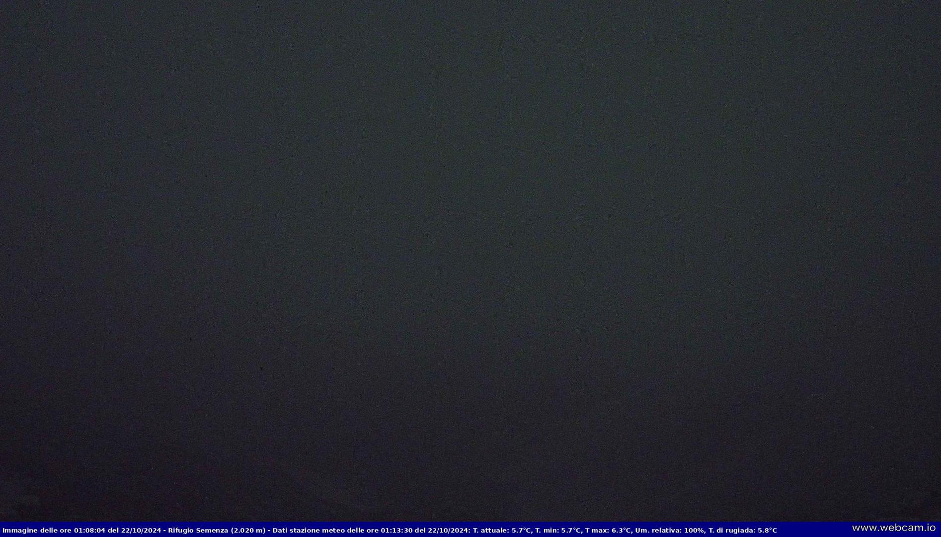 time-lapse frame, Webcam Rif. Semenza - CAI - 2020m webcam